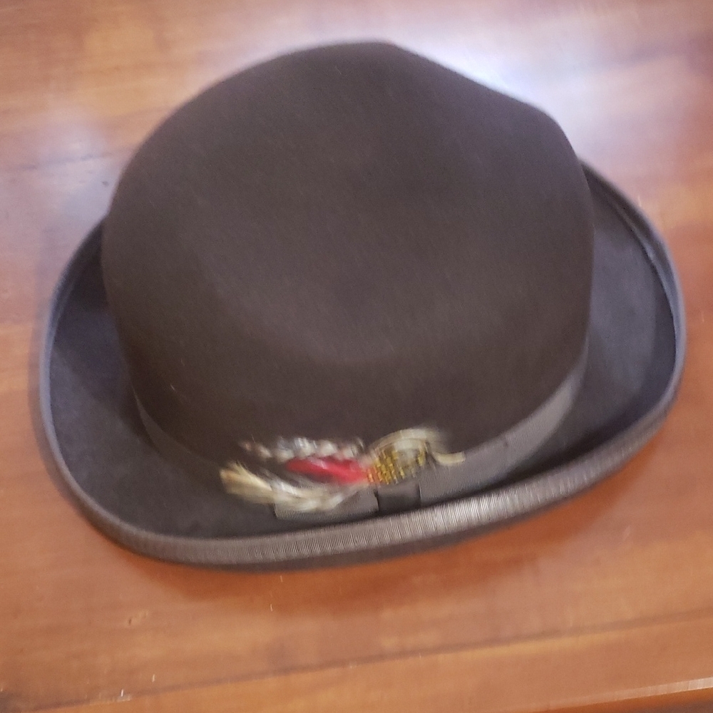 Classic Brown Derby Hat